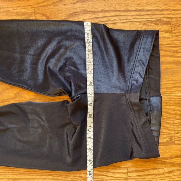 Black Milk Wet Look Black Shiny Leggings Size M - Picture 7 of 8